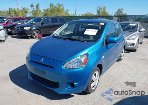2015 Mitsubishi Mirage De/Rf из США, поврежденный, VIN ML32A3HJ7FH006590